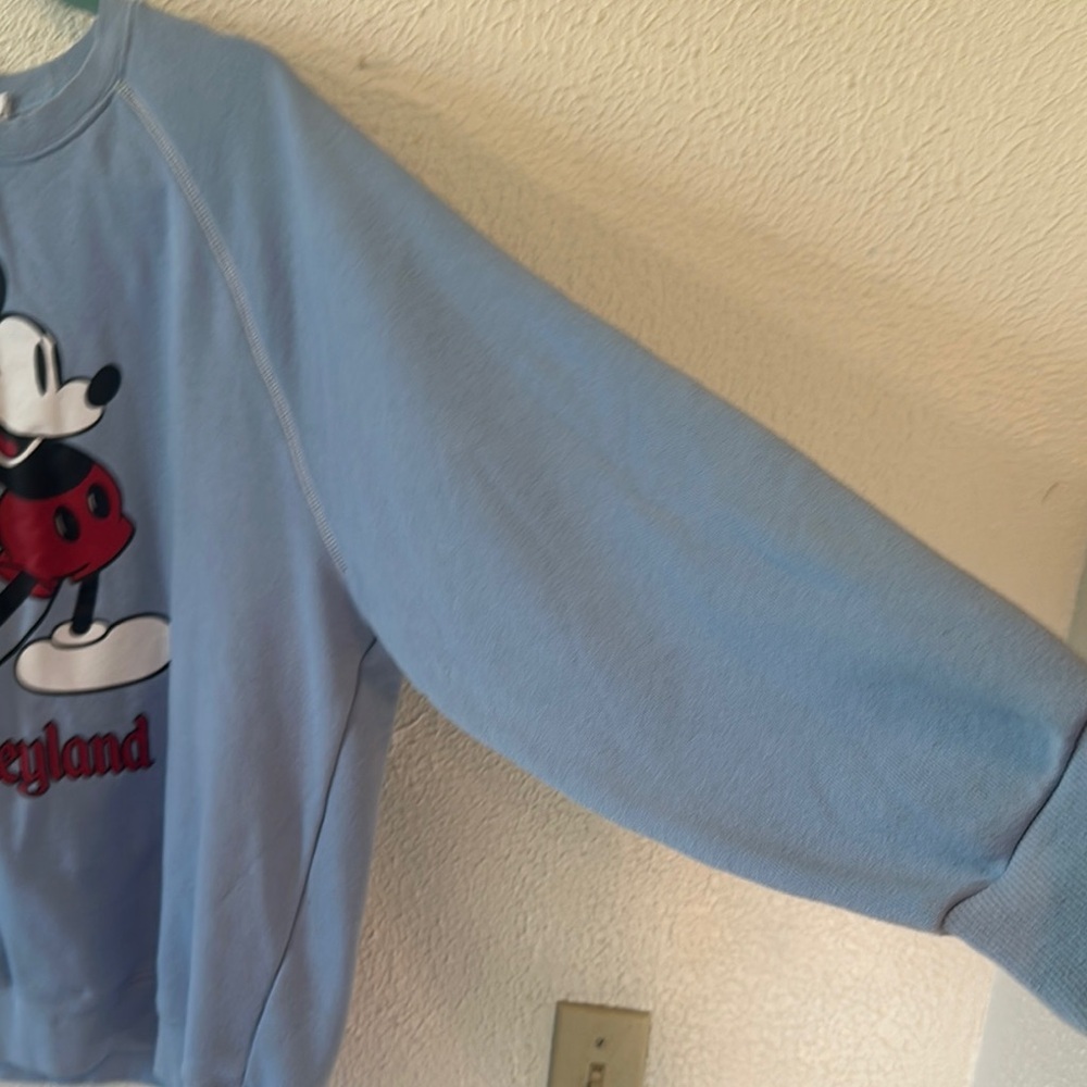 Disney Blue Crewneck Sweater with Mickey Mouse Design - Picture 8 of 10